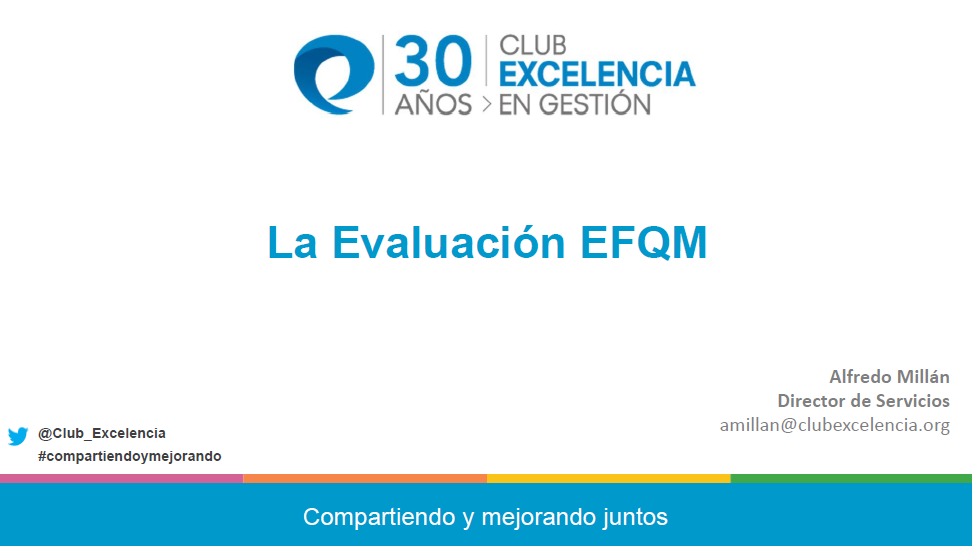 Webinar: La Evaluación con el Modelo EFQM