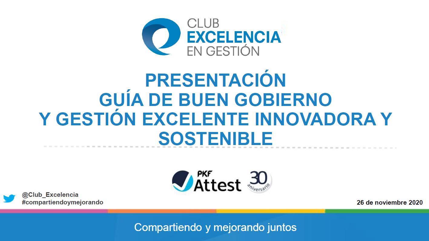 PPT_ Presentación Guía Práctica Buen Gobierno y Gestión Excelente, Innovadora y Sostenible