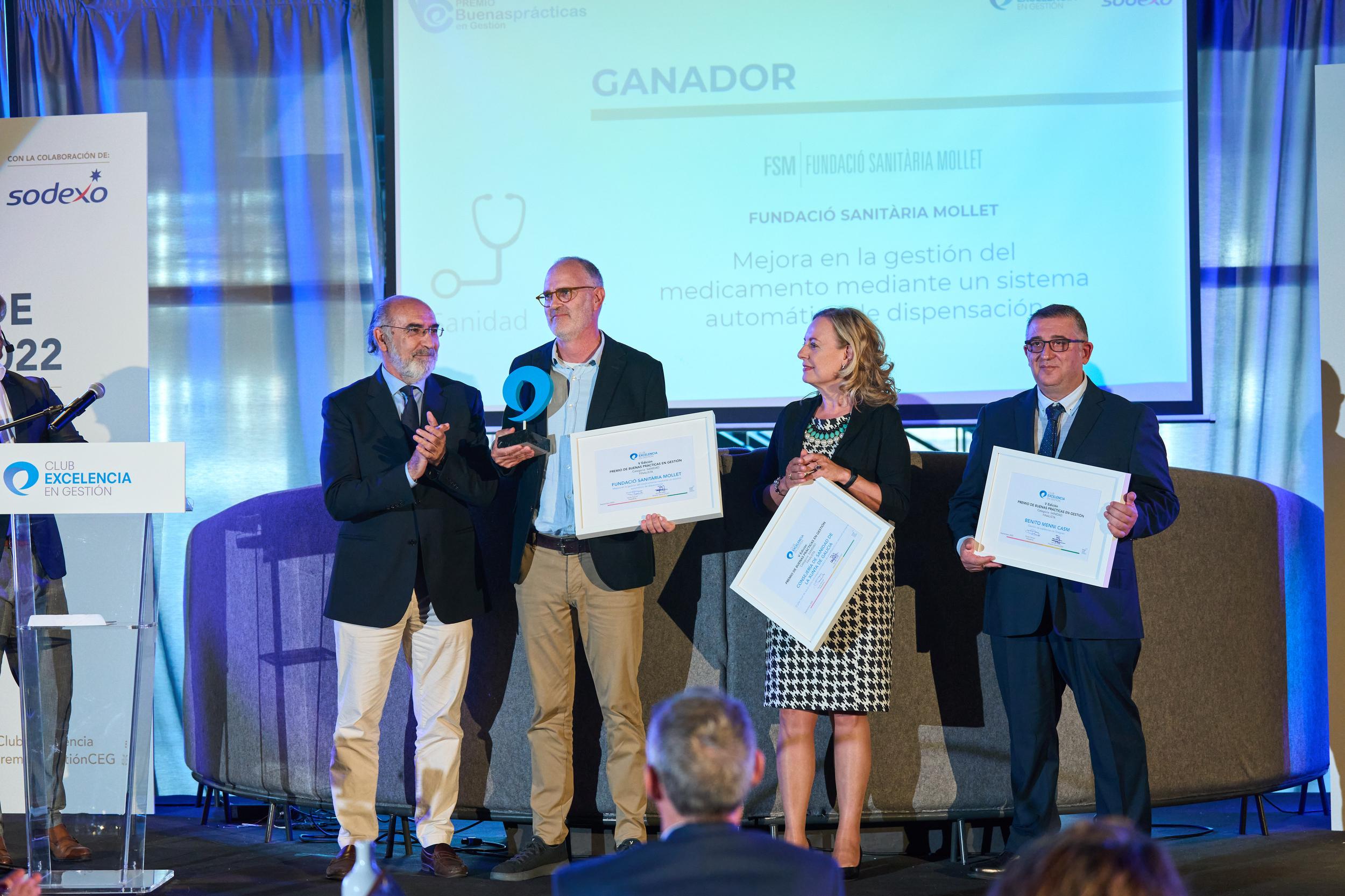 Finalistas y premiado BBPP 2022 sanidad