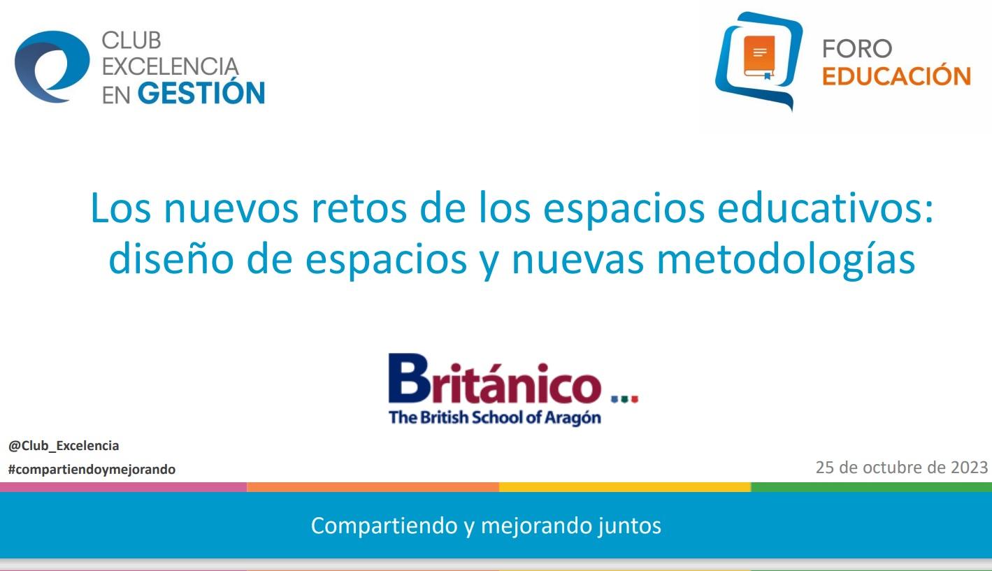 Los nuevos retos de los espacios educativos: diseño de espacios y nuevas metodologías