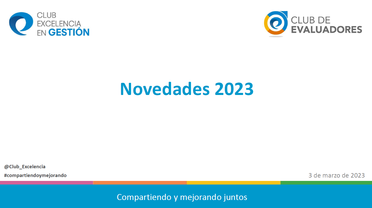 Novedades Club de Evaluadores 2023