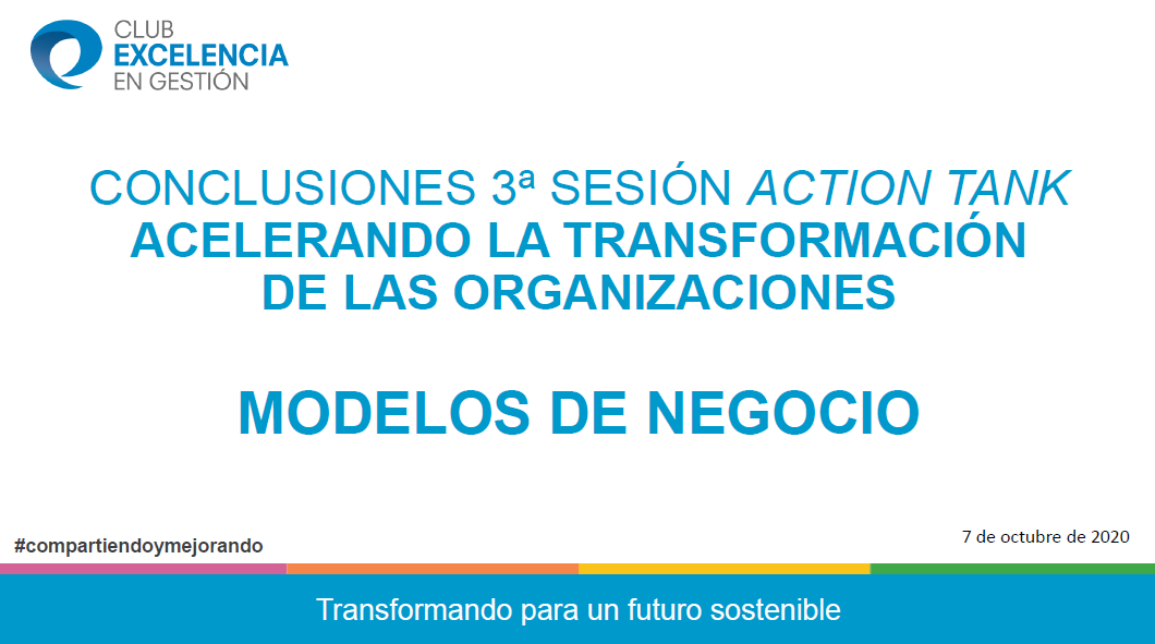 3ª sesión. Action Tank para acelerar la transformación de las organizaciones - Portada conclusiones