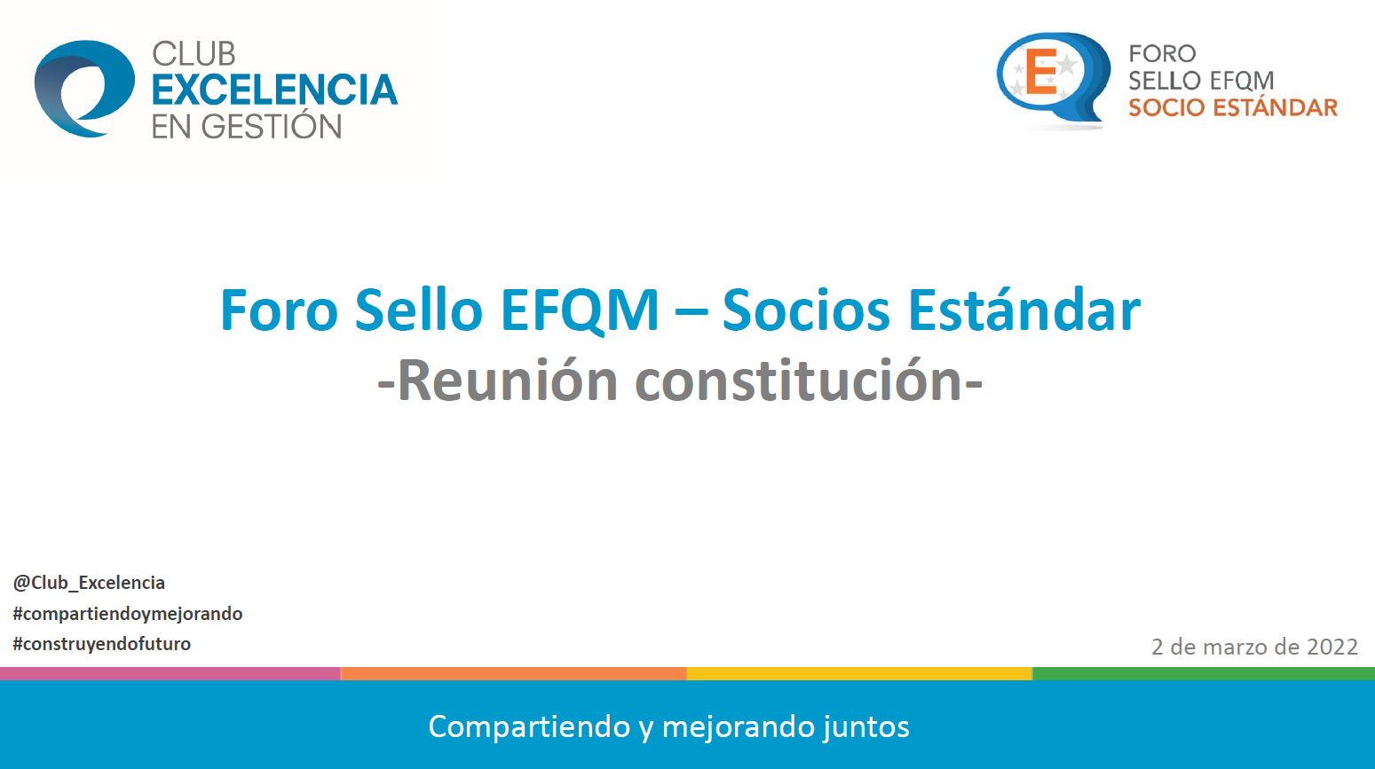 Constitución del Foro Sello EFQM