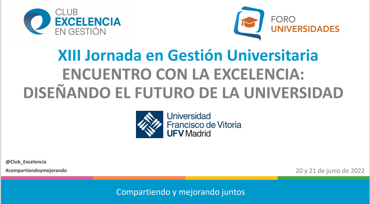 XIII Jornada en Gestión Universitaria