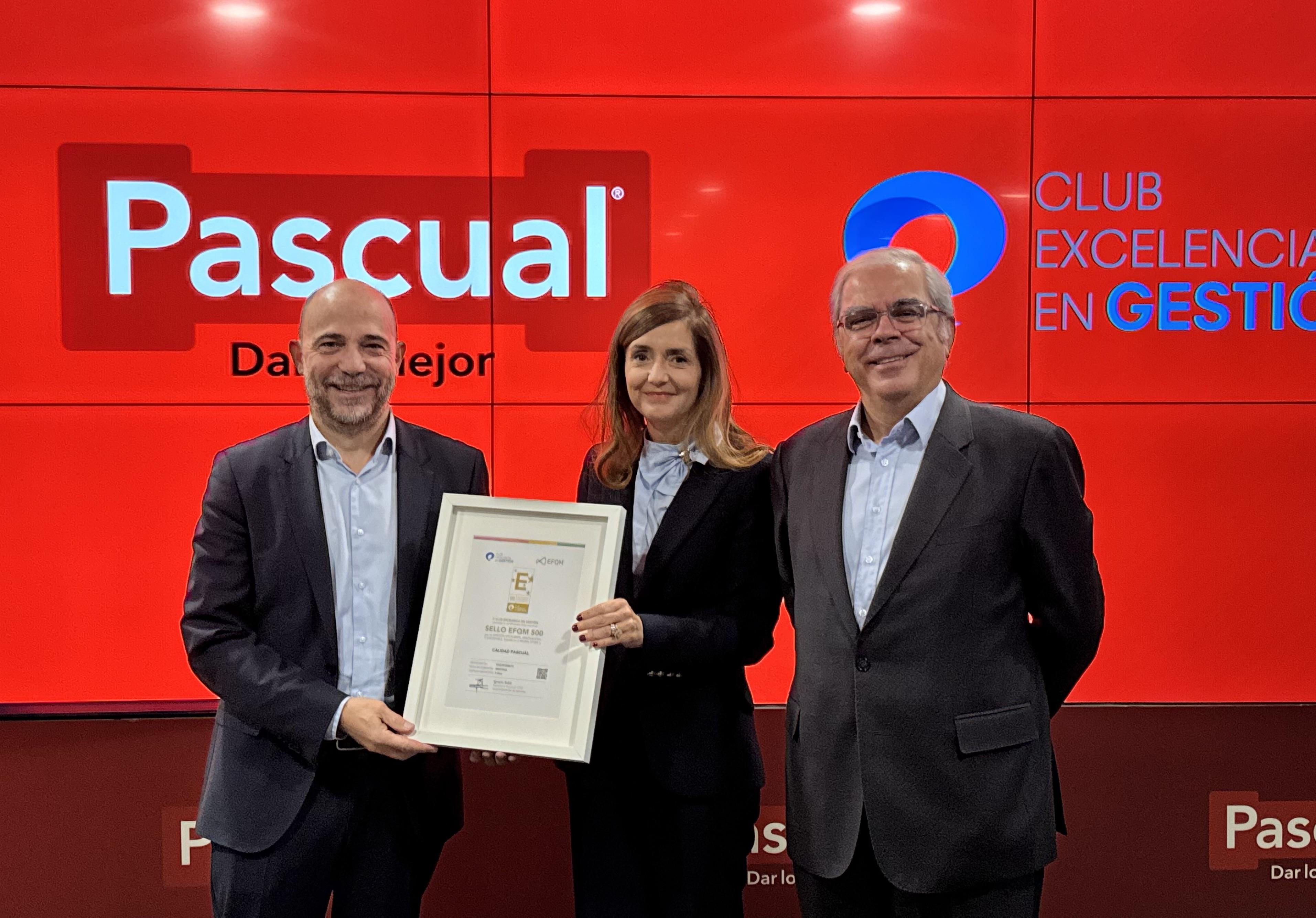 Sello EFQM 500 Pascual
