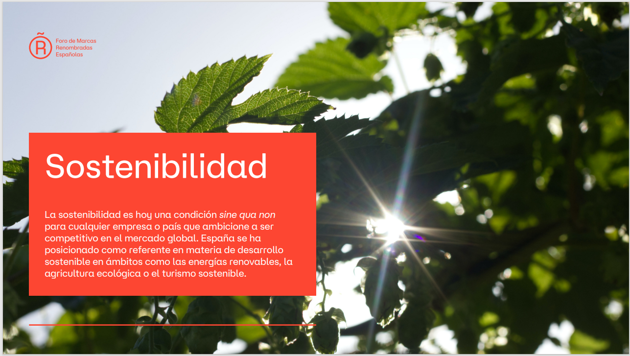 Sostenibilidad FMRE