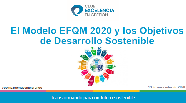 Webinar El Modelo EFQM y los ODS