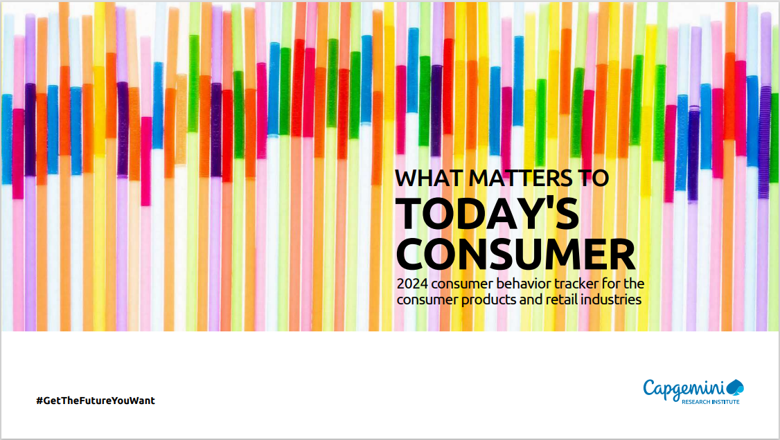 What matters to today´s consumer