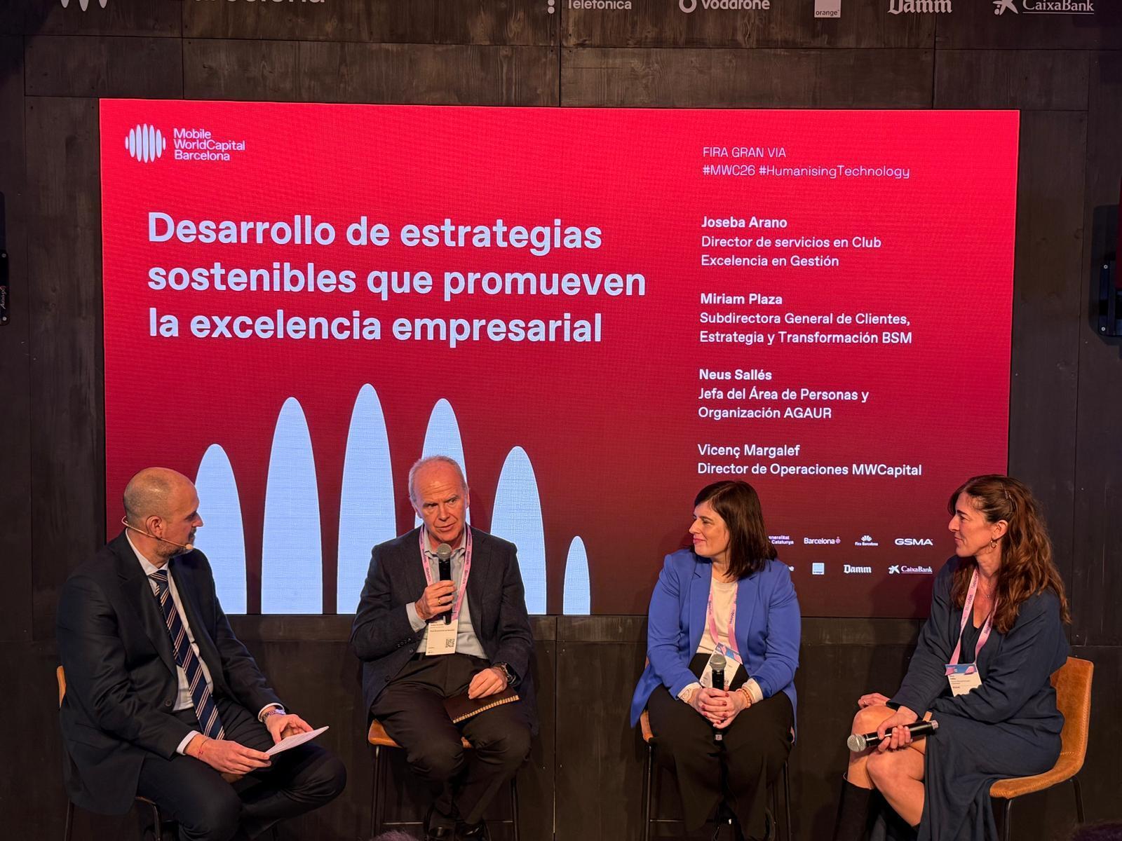 El Club participa en una mesa sobre excelencia y sostenibilidad en el Mobile World Congress