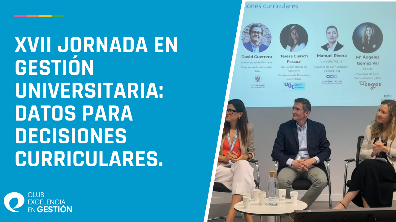 Grabación - XVII Jornada en Gestión Universitaria : Datos para decisiones curriculares