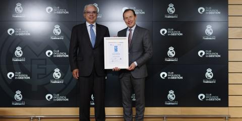 Fundación Real Madrid Sello EFQM 400