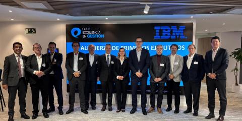 Participantes del Almuerzo de Primeros Ejecutivos en IBM Think Plaza, Madrid, 13 de noviembre de 2025