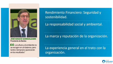 La evaluación de los inversores y reguladores en el Modelo EFQM