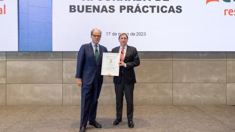 El Club entrega su Sello EFQM 600 a Caser Residencial