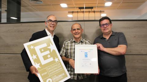 El Club entrega su Sello EFQM 400 a Grup Sant Pere Claver