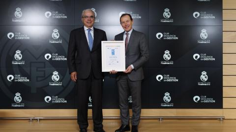Fundación Real Madrid Sello EFQM 400