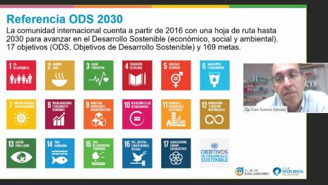 Fotos Webinar del Club de evaluadores “Los Objetivos del Desarrollo Sostenible y el Modelo EFQM 2020”