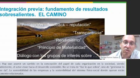 Fotos Webinar del Club de evaluadores “Los Objetivos del Desarrollo Sostenible y el Modelo EFQM 2020”	