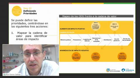 Fotos Webinar del Club de evaluadores “Los Objetivos del Desarrollo Sostenible y el Modelo EFQM 2020”	