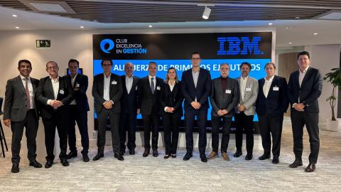 Participantes del Almuerzo de Primeros Ejecutivos en IBM Think Plaza, Madrid, 13 de noviembre de 2025