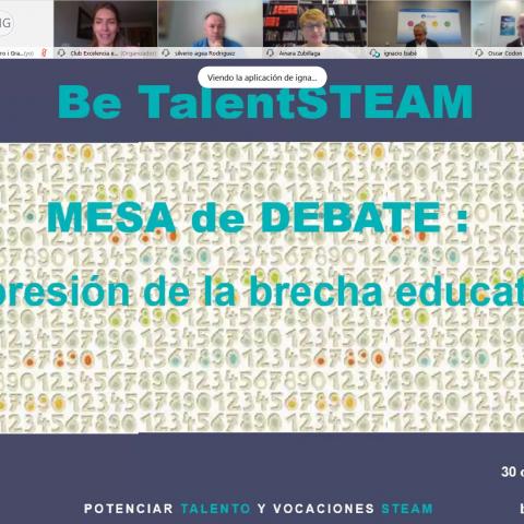 Mesa redonda Be TalentSTEAM: Supresión de la brecha educativa