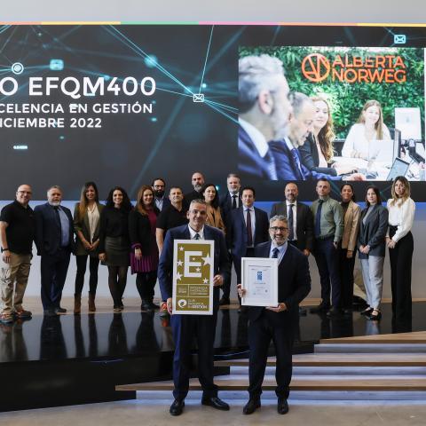 Entrega Sello EFQM Alberta Norweg 2023