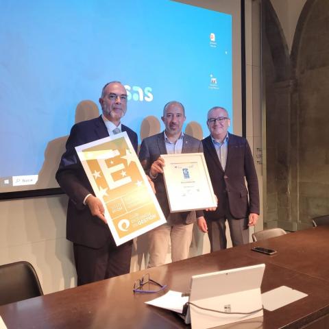 Entrega Sello EFQM Fundació Sant Andreu Salut