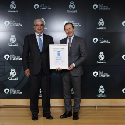 Fundación Real Madrid Sello EFQM 400