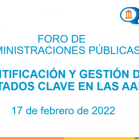 FORO DE AAPP´S - Identificación y gestión de resultados clave en las Administraciones Públicas