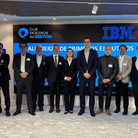 Participantes del Almuerzo de Primeros Ejecutivos en IBM Think Plaza, Madrid, 13 de noviembre de 2025