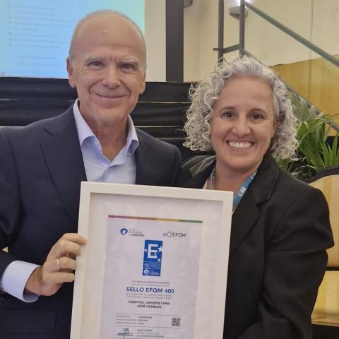 El Hospital Universitario José Germain obtiene el Sello EFQM 400